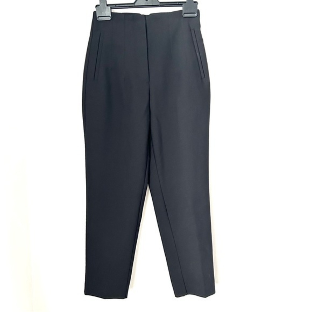Zara High Waisted Straight Leg Pants